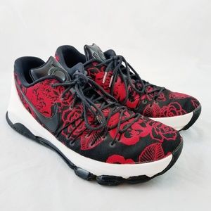 kd 8 red floral